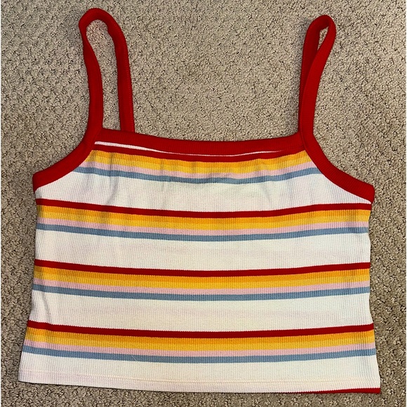 Pacsun Striped Crop Cami Size Small - Picture 1 of 4